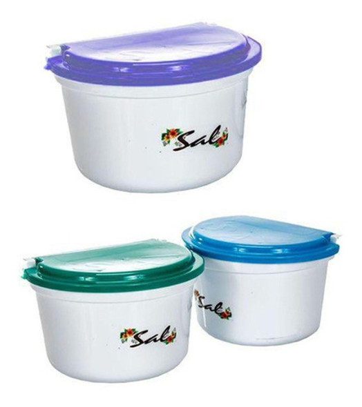 Kit 6 Saleiros Decorado Organização De Cozinha - Erca Plast 1