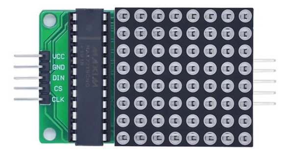 Módulo Display Matriz De Led 8x8 Com Max7219 Para Arduino Nf 1