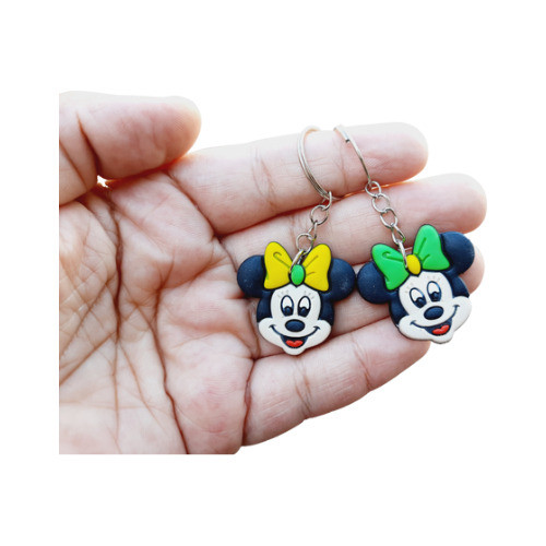 10 Chaveiro Emborrachado Minnie Para Lembrancinhas Festa 1