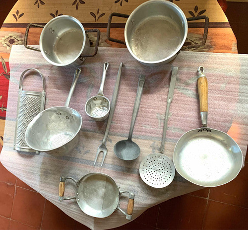 Adornos Vintage En Aluminio Desde $280 (retira En La Paloma) 1