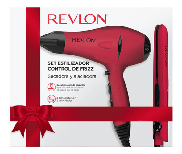 Kit Revlon Secador + Planchita Profesional Essentials Pelo 0