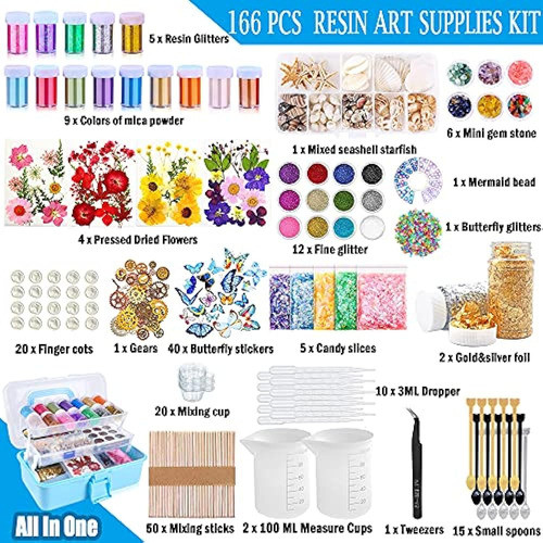 Kit De Accesorios De Decoración De Resina Flexible, Kit De S 1