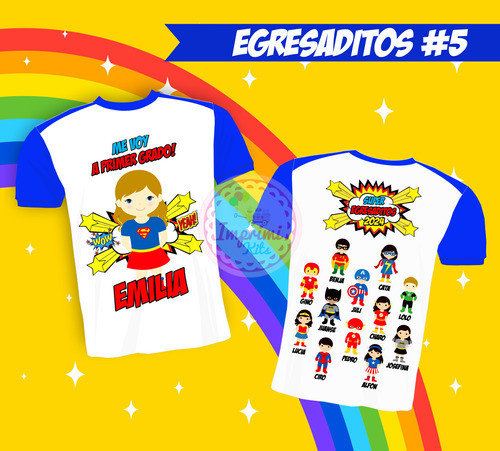 Plantillas Diseños Egresaditos Egresados Remeras Camiseta #5 1