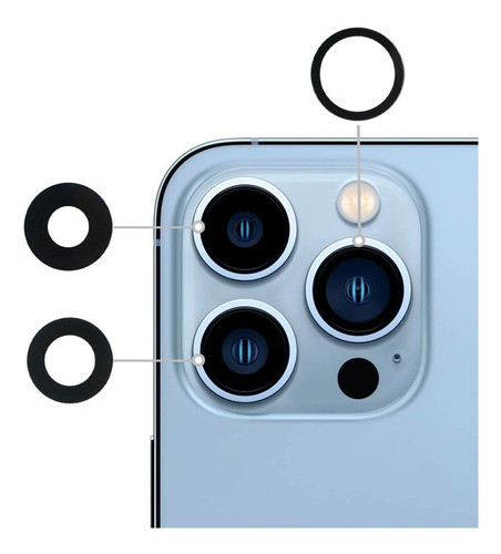 Vidrio De Camara Cristal Repuesto Para iPhone 13 Pro 1