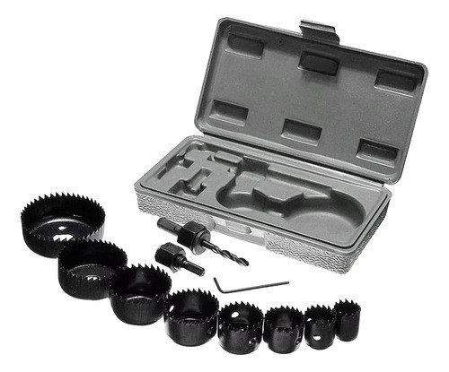 Juego Mechas Sierras Copa X 11 Piezas Madera Yeso Estuche 0