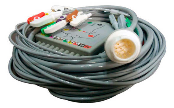 Cabo Ecg Para Monitor E Desfibrilador Philips 10 Vias 0