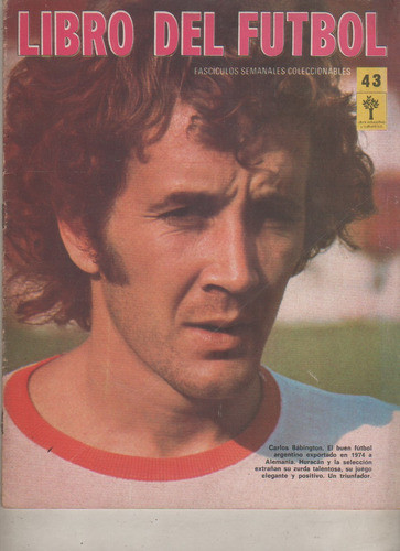 Revista * Libro Del Futbol * No 43 - Carlos Babington - 1975 0