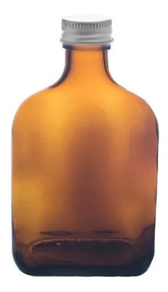 20 Petacas Botella Vidrio Ambar 200 Cc Con Tapa Chapa Rosca 0 20 Petacas Botella Vidrio Ambar 200 Cc Con Tapa Chapa Rosca 0