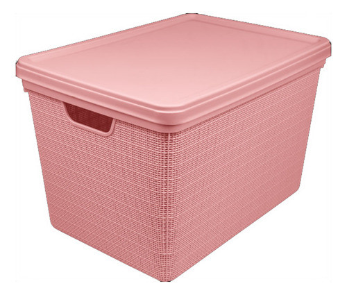 Caixa Organizadora Cesto Juta Decorativo Multiuso 22 Litros 0