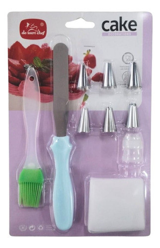 Set De Reposteria Picos Pincel Espatula 10 Articulos 0