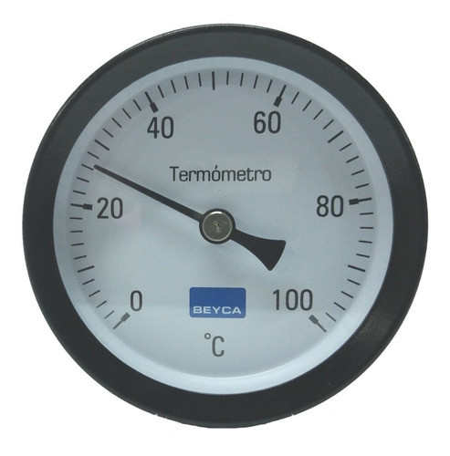 Termometro Beyca 100ºc 63mm Rosca Posterior 1/4 0