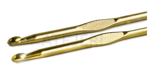 Agujas Crochet De Aluminio Marca Silver N° 10 Por Unidad 1