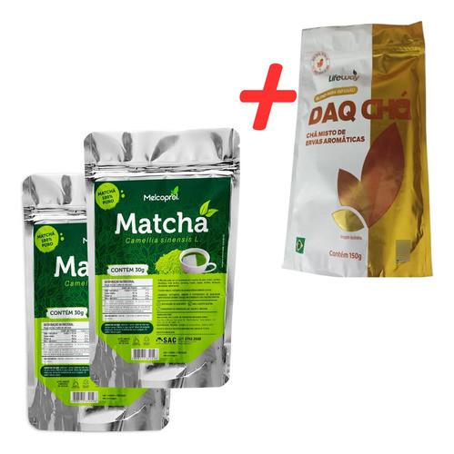 Kit 2 Té Matcha Premium Adelgazante + Te Quema Grasa Gratis 0