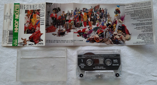 Frt Grátis Elton John Reg Strikes Back Fita K7 Importada 0