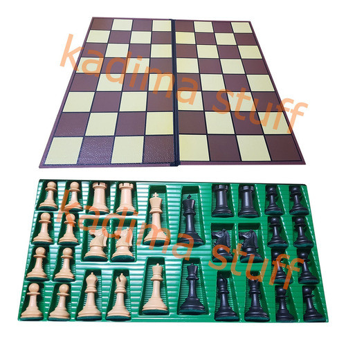 Ajedrez Profesional Staunton Original Tablero 50x50 1
