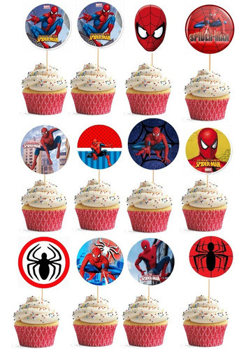 Pinches Adornos Topper Cupcakes Torta Cumpleaños Princesas 1