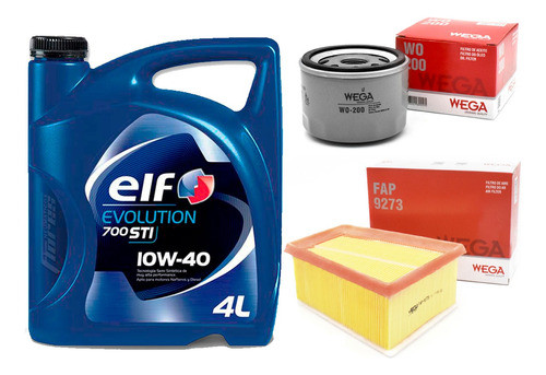 Kit Filtros Renault Kangoo 2 1.6 Logan 1.6 + Aceite 10w40 4l 0