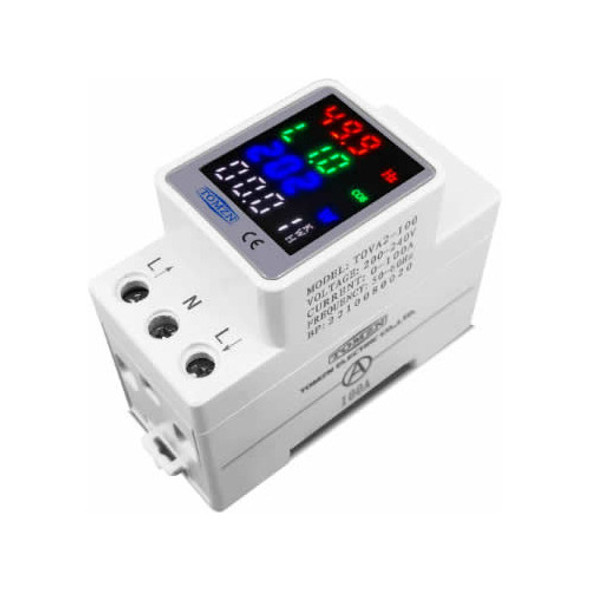 Medidor Multifuncional De Energia 110v/220v 100a Tova2 Tomzn 1