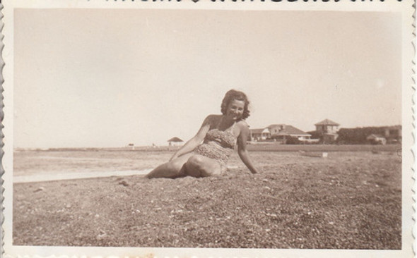 Balnearios Uruguay Antigua Fotografia Vista De Playa Vintage 0