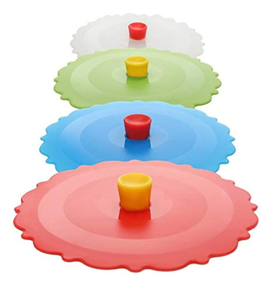 Fundas De Silicona Para Tazas (juego De 4)r Tapas Multicolor 0 Fundas De Silicona Para Tazas (juego De 4)r Tapas Multicolor 0