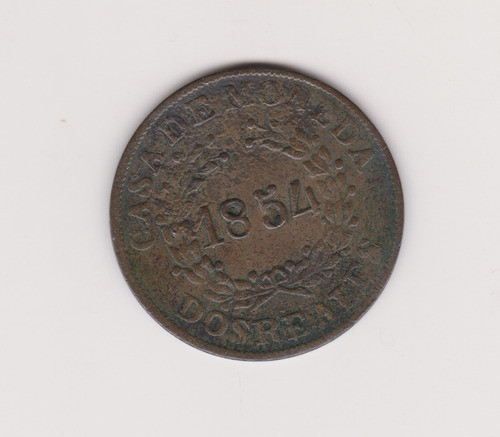 Moneda Argentina Bs As 2 Reales Año 1854 J/19.2.4 Excelente 1