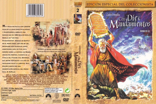 Los Diez Mandamientos - Charlton Heston - Audio Latino Dvd 1