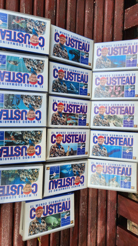 Colección 16 Videos Únicos  Vhs Jacques Costeau 0