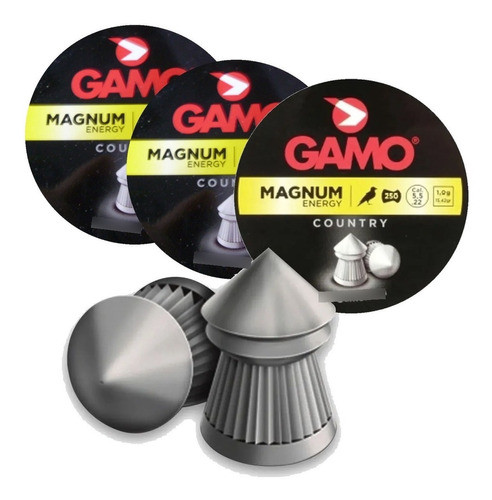 Balines Gamo Magnum 5.5mm X 750 (3 Latas) Agente Oficial 0