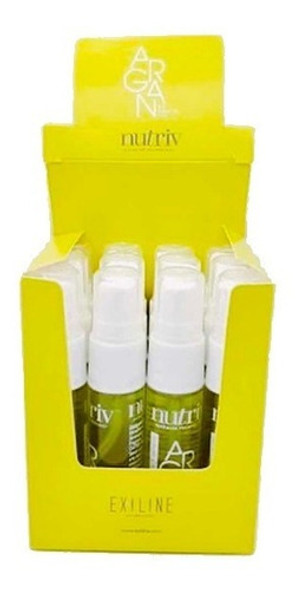 Serum Argan Oil Anti Frizz Exiline Nutriv Argan X15ml Caja 0