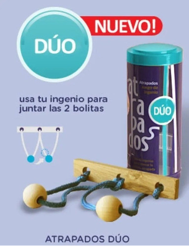Atrapado Duo Juego De Ingenio Madera Ciencia Para Todos 1