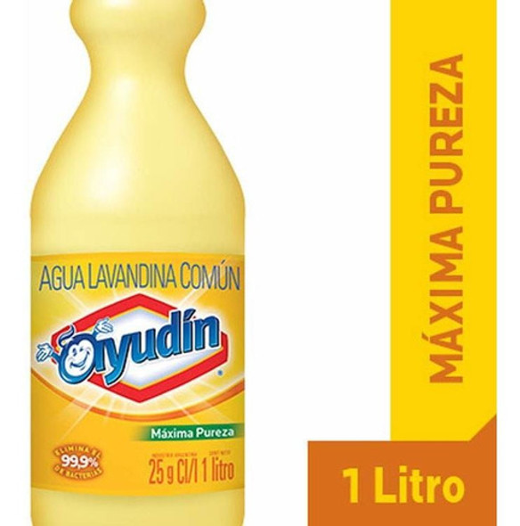 Pack X 36 Unid. Lavandina  Mpclasica 1 Lt Ayudin Lav Pro 0