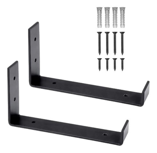 Mensula Para Estante Intext 30 Cm X2 Reforzada + Kit De Inst 0