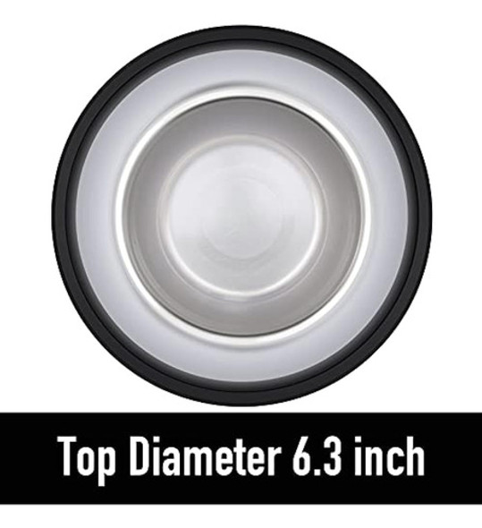 Taglory 2 Pack 2 Tazas De Acero Inoxidable Para Perros, Comi 1