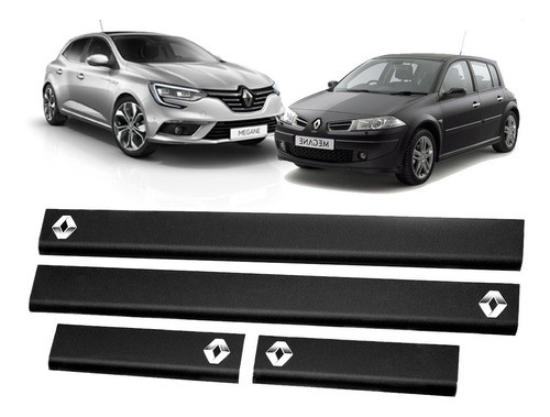Cubre Zocalo P/ Renault Megane Accesorio Laminados Negros 0