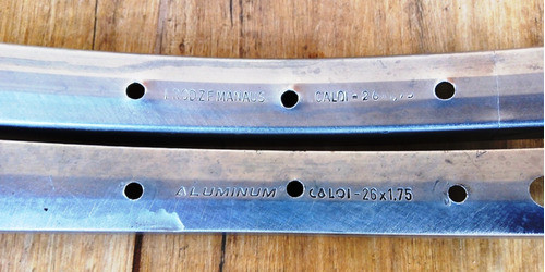 Aros Caloi Mtb Aro 26 Alumínio 36 Furos Timbrados Usados 1