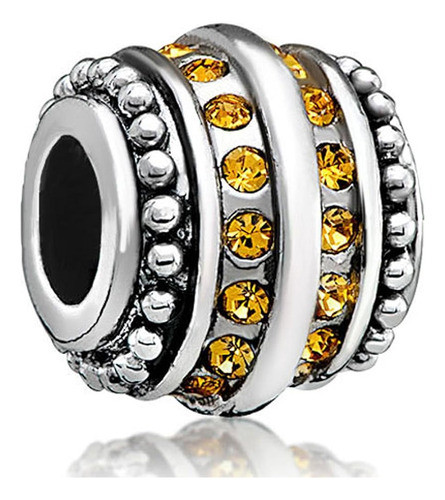 Lovelyjewelry Amarillo Cristal Sintético Simulado Piedra Nat 0