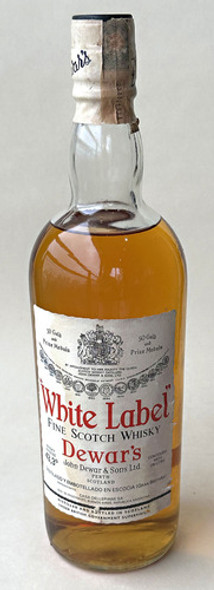 Dewar's White Label Whisky 1970 1l Botella Sellada. 0