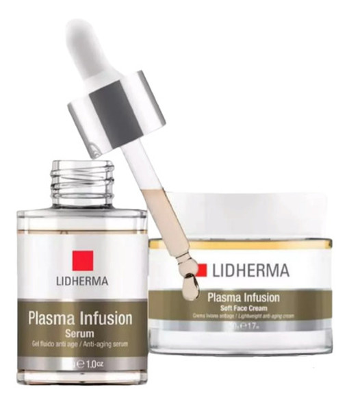 Lidherma Kit Plasma Infusion Face Energy + Serum Antiage 0