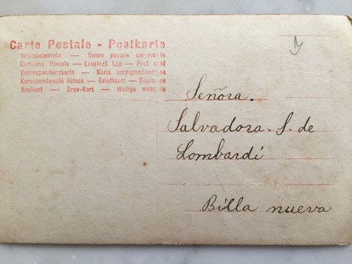 Postal La Guerra Mundial Lideres De Epoca 1909 1