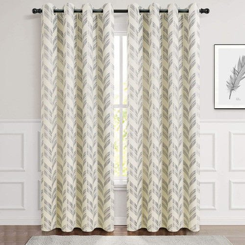 Cortinas Texturizadas De Lino De 84 Pulgadas De Largo, Corti 0
