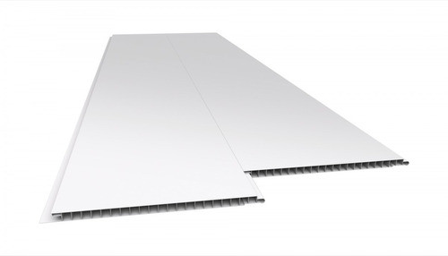Paquete 10 Tablas De 4 Metros Machimbre Pvc Blanco 200x10mm 1