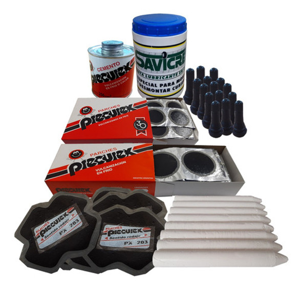 Combo Gomerias Nro.02 Px-40+px-1/4+px-55+px203+valvulas+tiza 0