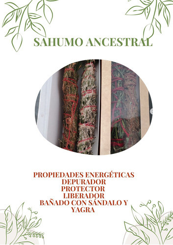 Sahumo Sagrado Orgánico Con Un Toque De Yagra Y Sándalo 1