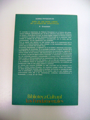 Suma De Los Ocho Libros De La Fisica Aristoteles Gro Boedo 1