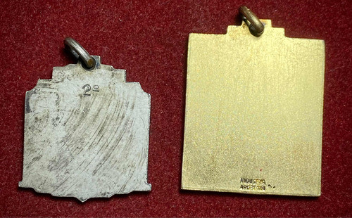 Lote X2 Medallas 1 Y 2 Club De Caza Y Pesca Santa Teresita 1