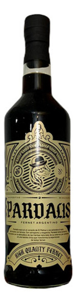 Fernet Pardalis Artesanal 750ml 0