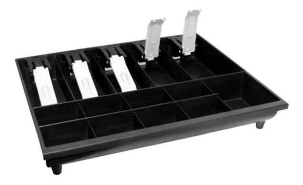 Gaveta Dinheiro Porta Cédulas Notas Nova Moeda 14 Divisorias 0