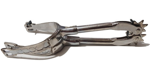 Espuelas Clineras Cromadas Para Potro Caballos Apero Recado 0