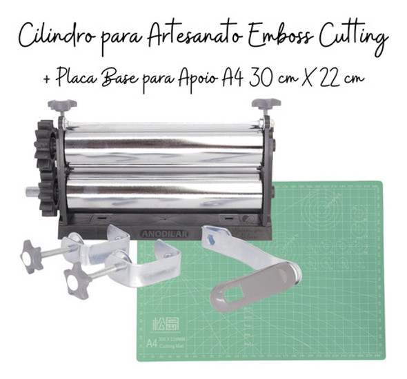 Cilindro Para Placa De Textura Emboss 1