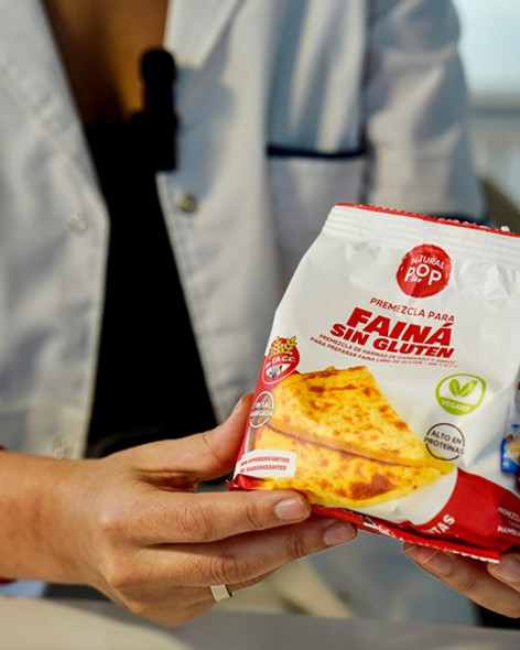 Premezcla Para Fainá Sin Gluten Vegano 210 Grs Natural Pop 1